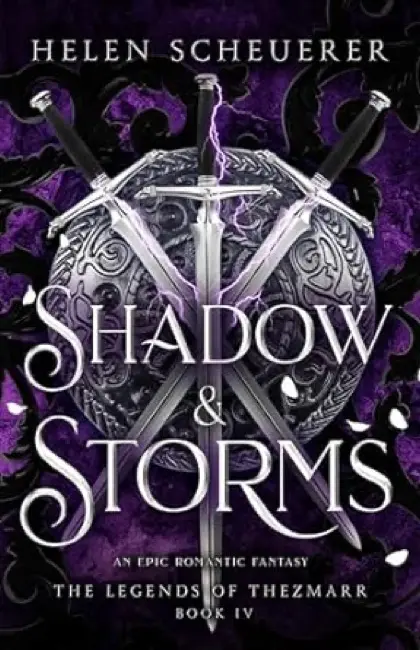 Shadow & Storms book cover of the Legends of Thezmarr fantasy series